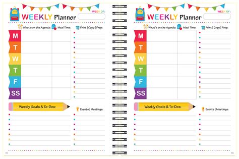 Student Planner With Subjects