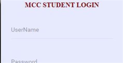 student portal mcc