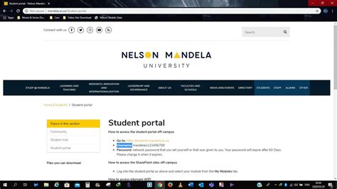 student portal nmu