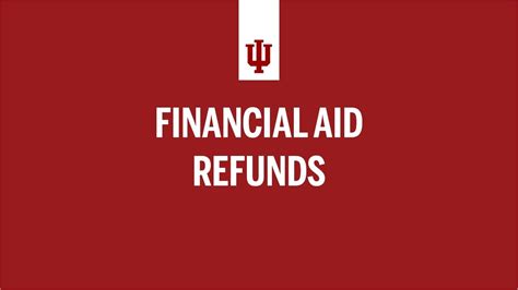 student refunds from financial aid