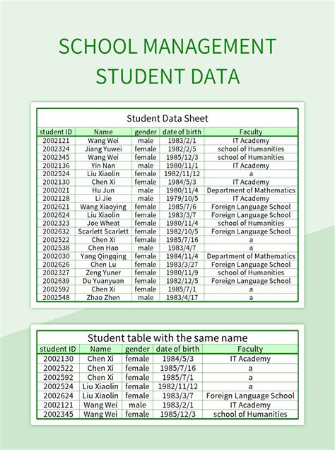 aplikasi student management dari spreadsheet