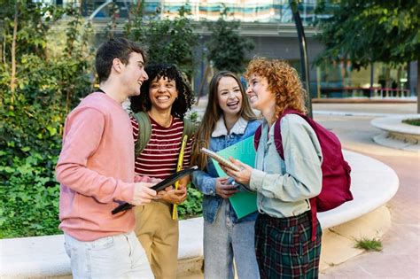 Students Laughing