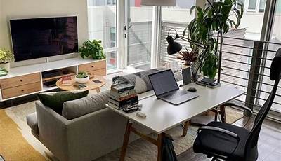 Studio Apartment Layout With Desk