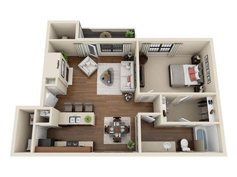 studio and one bedroom apartments