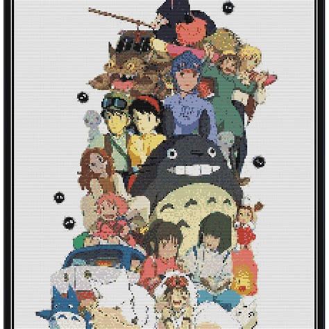 Studio Ghibli Cross Stitch Patterns