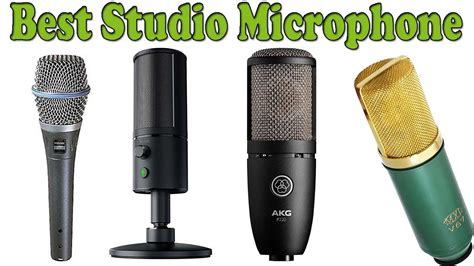 Studio Microphone Reviews