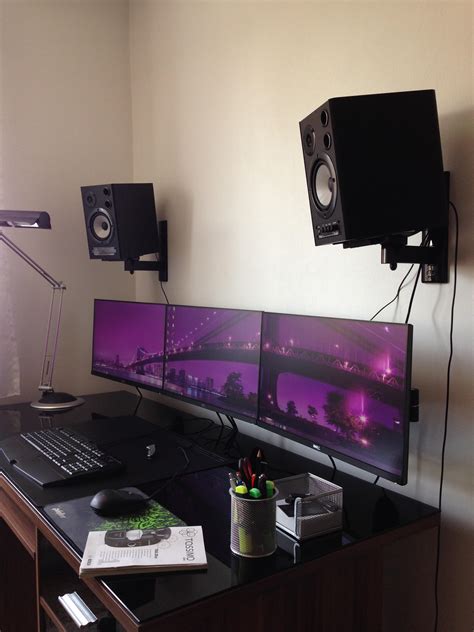 Studio Monitors On Wall