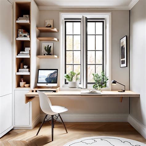 Study Desk In Front Of Window