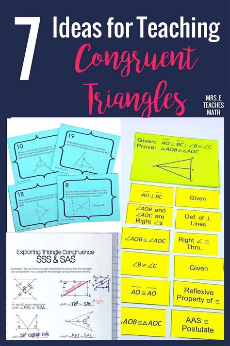 Study Guide And Intervention Congruent Triangles