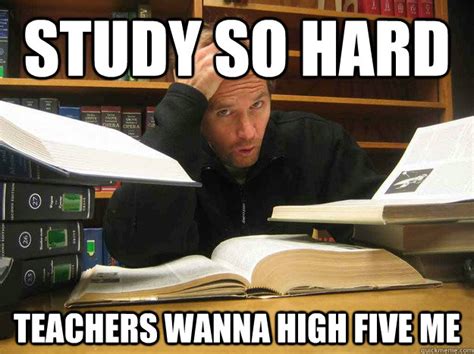 Study Hard Meme Inspiration