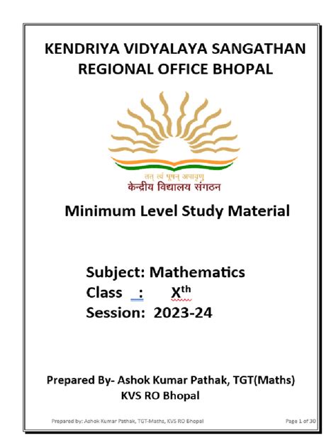 study material for class 10 state syllabus