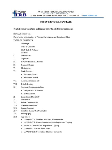 study protocol example pdf