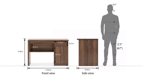 Study Table Standard Dimensions