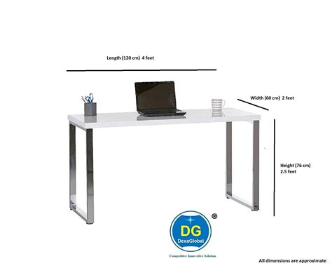 Study Table With Measurements