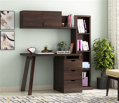 Study Table With Top Shelf