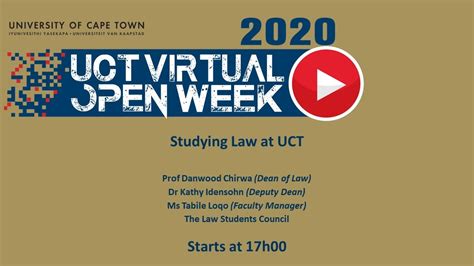 studying law at uct