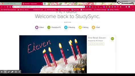studysync login with google