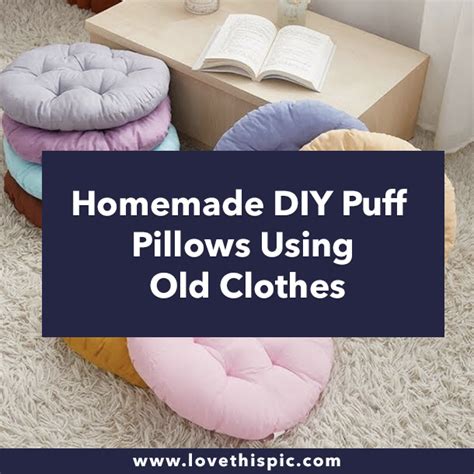 Stuff Pillows With Old Clothes