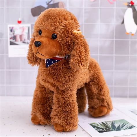 Ardorlove Dog Poodle Stuffed Animal Plush Toy Christmas Gift for Kids