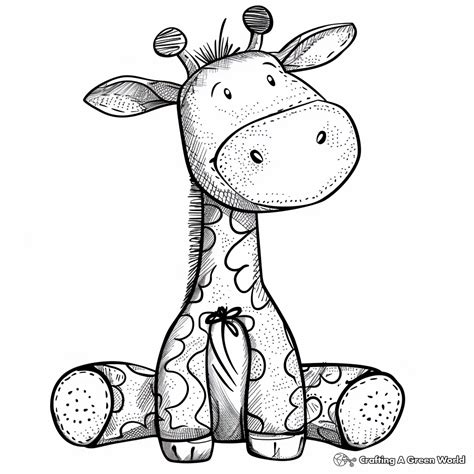 Stuffed Animals Coloring Page