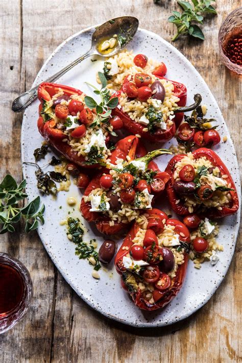 stuffed bell peppers with orzo