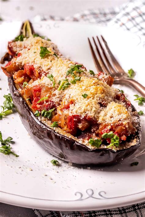 stuffed eggplant