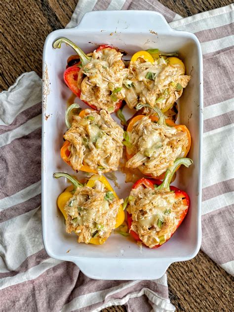 stuffed peppers with ground chicken and orzo