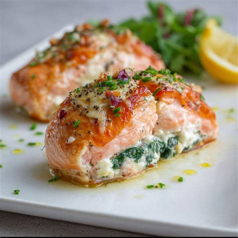 Stuffed Salmon Sides