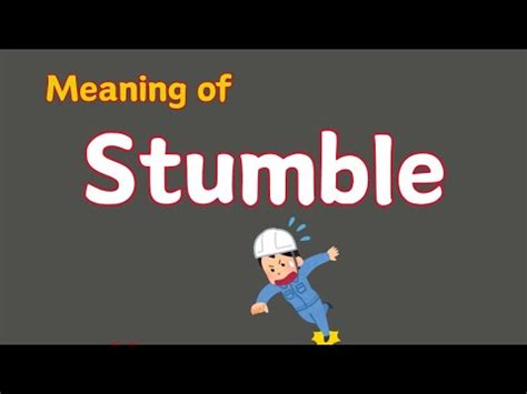 stumble meaning in punjabi