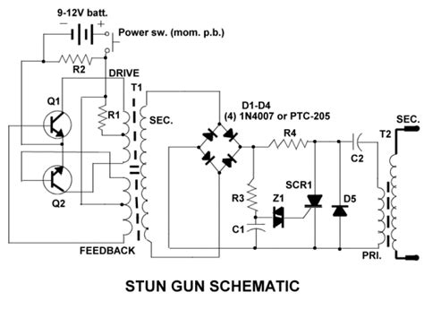 Stun Gun Schematic