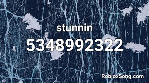 stunnin roblox id