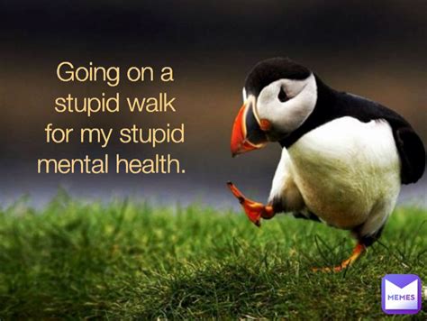 stupid mental health walk