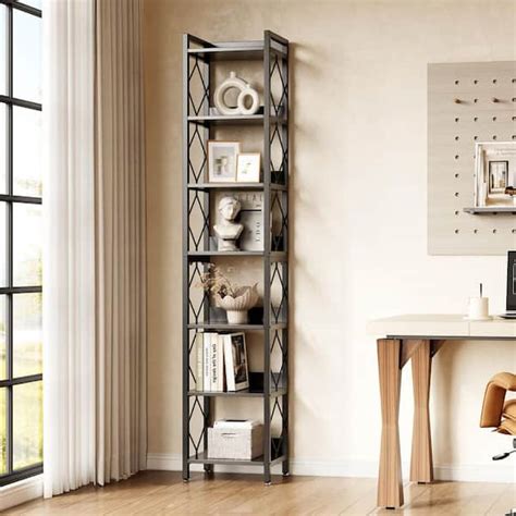 Sturdy Narrow Bookcase