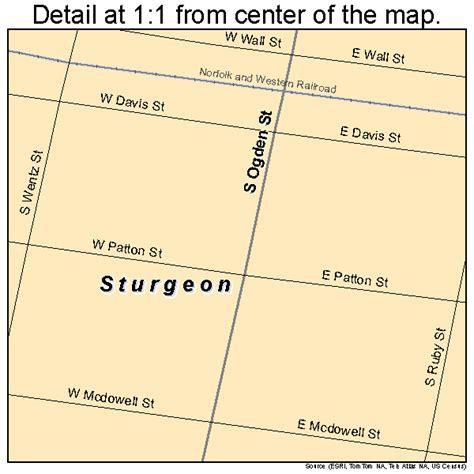 Sturgeon Mo Map