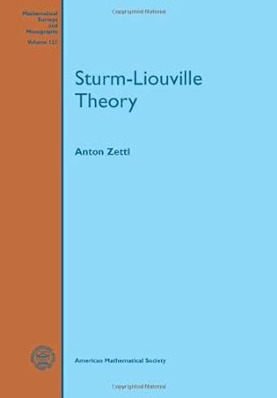 sturm-liouville theory zettl