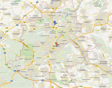 stuttgart germany map google