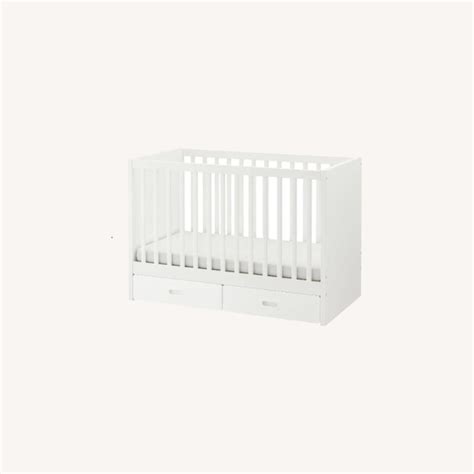 Stuva Crib With Drawers White