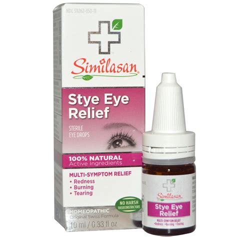 stye eye drops natural