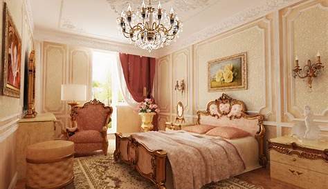 Style Baroque Chambre Coucher Guetty Laque Ivoire Et Dore A L