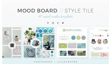 Mood Board / Style Tile Pack Style tile, Mood board, Creativity online