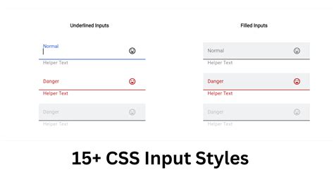 Style List Input Css