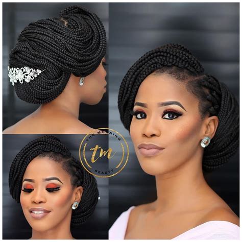 Wedding Hairstyles With Box Braids Kopi Anget