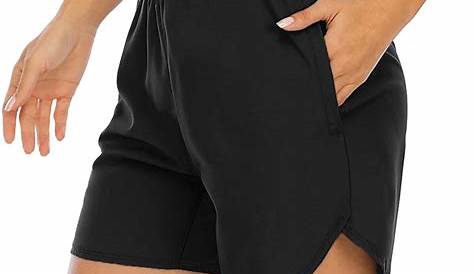 Stylish Mesh Shorts Women's Black Short