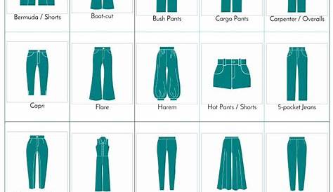 Stylish Pants With Name 24 Types Of For Women Design s &
