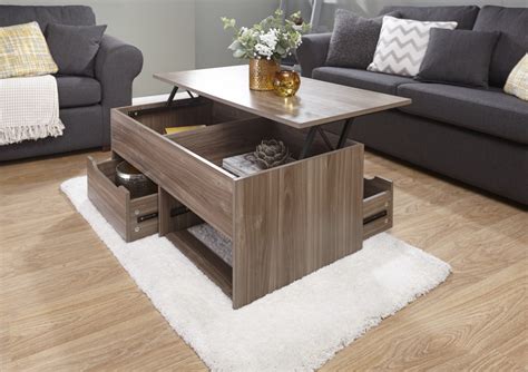 New Design Simple Multifunctional Folding Lift Top Coffee Table With