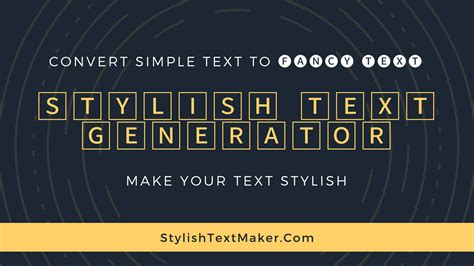 stylish name text generator