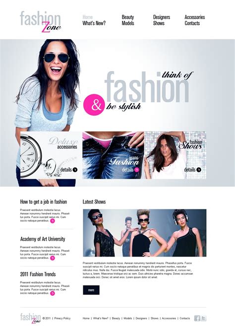 stylish website themes