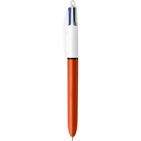 stylo 4 couleurs rouge brillant