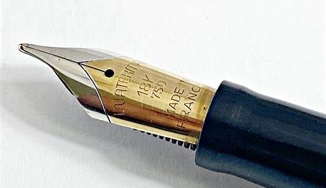 Ancien stylo plume Parker plume en or 750 M vintage Etsy