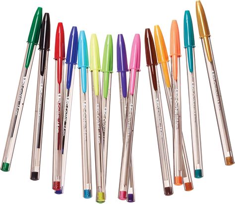Isabelle Kessedjian Mes stylos Bic 4 couleurs.